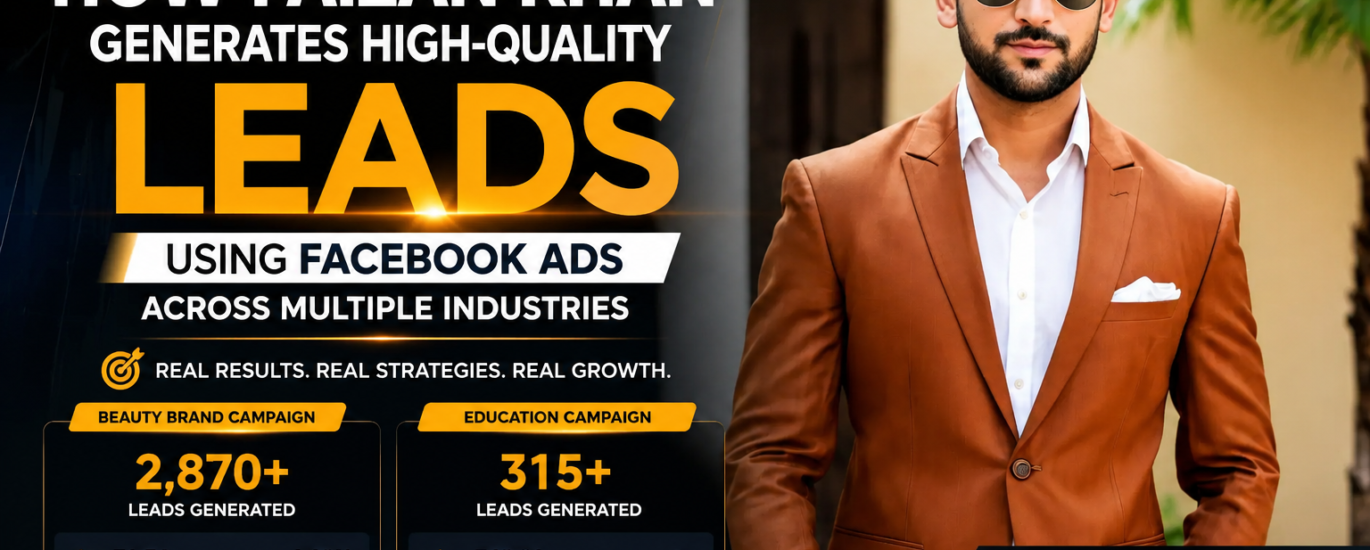 Faizan Khan Facebook Ads Case Study